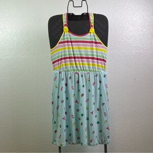 Lands’ End Girls Racer Back Knit Tank Dress Size XL